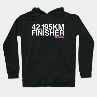 42.195KM Finisher Of Noodles White Hoodie